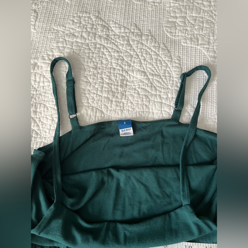 Old Navy Emerald Green Flowy Jumpsuit Long Romper - Picture 8 of 9